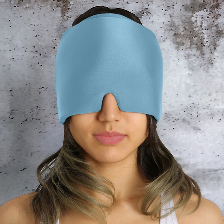 Migraine Relief Cap, 0° Migraine Ice Head Wrap, Hot & Cold Therapy Hat,