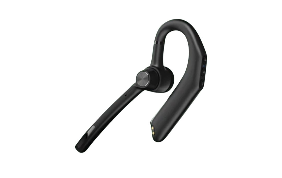 Bluetooth Headset Wireless Bluetooth Earpiece V5.0 30 Hrs HD Talk time IPX8 Waterproof Headset with Microphone Driving Headset for