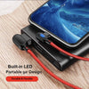 TS90   90 Degree Fast Charging usb Cable TPE+Nylon Braided