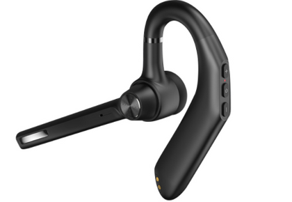Bluetooth Headset, Wireless Bluetooth Earpiece V5.0, 30 Hrs HD Talk time, IPX8 Waterproof Headset with Microphone Driving Headset, for Business/Office/Driving, with Charing case